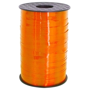 Лента полипропиленовая (0,5 см*250 м) Оранжевый, Лаковый, 1 шт.